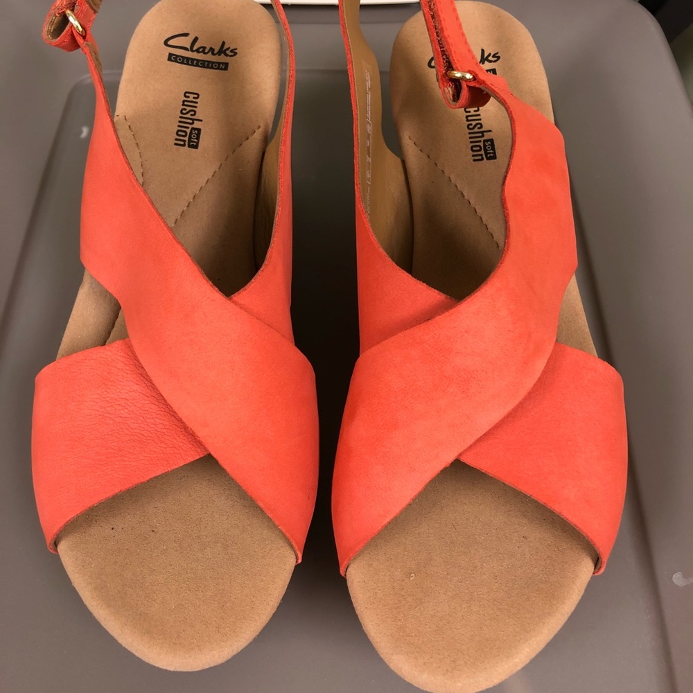 CLARKS Platform Sandals